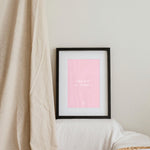affiche see you in paris rose