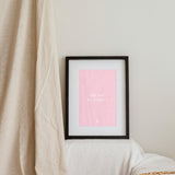 affiche see you in paris rose
