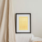 affiche summer jaune