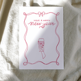 Carte de voeux - Have a happy New Year