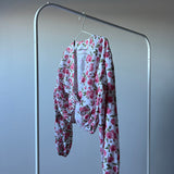 BLOUSE ELISE — FLEURS ROSES