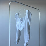 BLOUSE GISÈLE — POPELINE BLANCHE