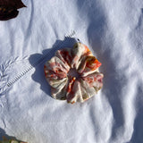 Chouchou en coton gaze fleurs ALBA – accessoire chic et fleuri