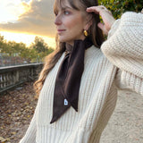 FOULARD — MAILLE MARRON