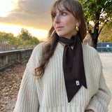 FOULARD — MAILLE MARRON