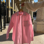 chemise GABY en popeline rose