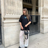 PANTALON LÉO — DENTELLE BLANCHE