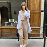 PANTALON LÉO — VICHY JAUNE
