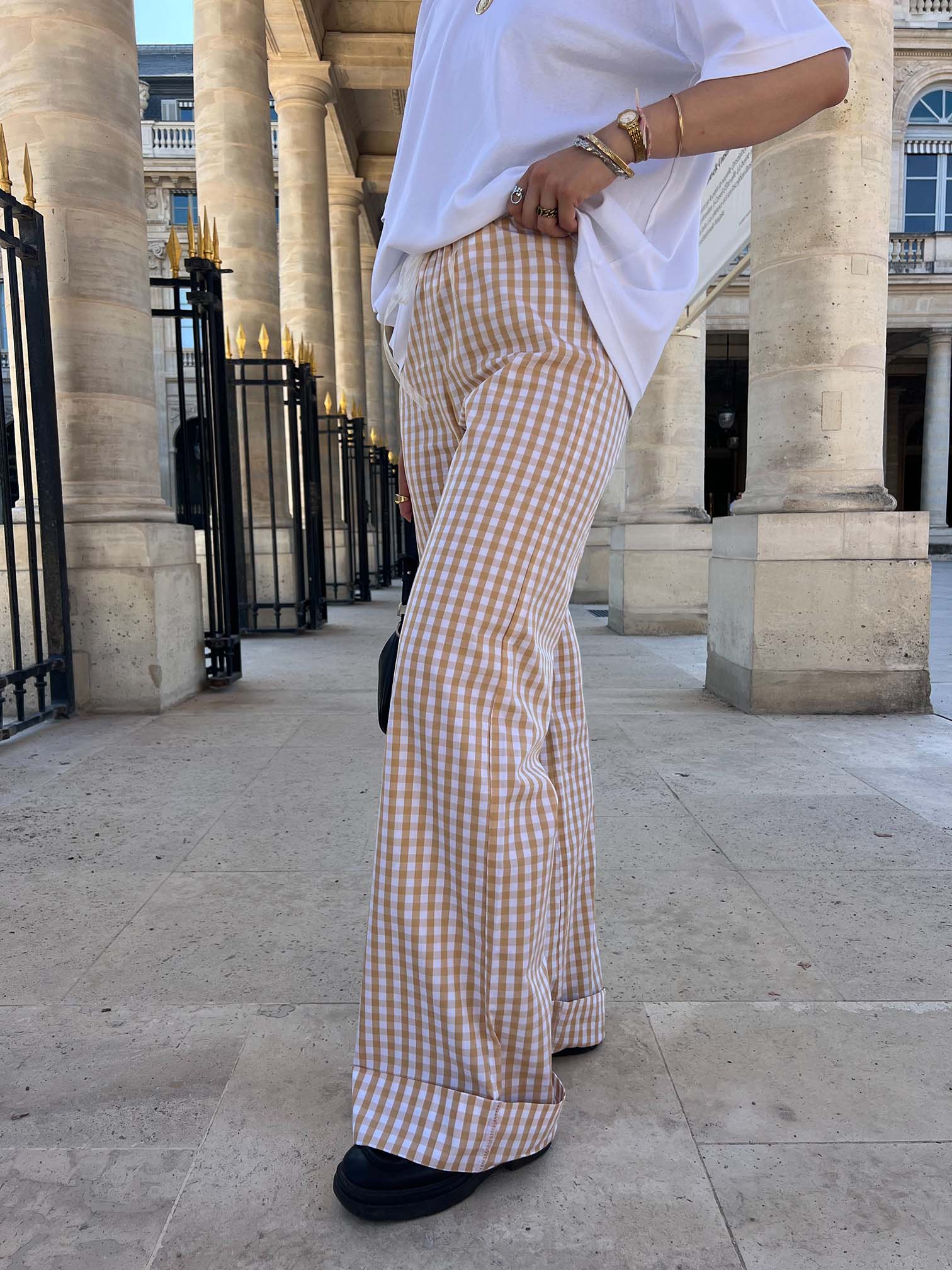 PANTALON LOUIS — VICHY JAUNE