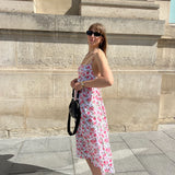 ROBE COLETTE — FLEURS ROSES