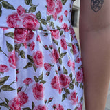 ROBE COLETTE — FLEURS ROSES