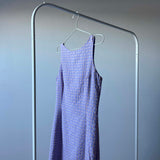 ROBE DÉLICATE — SEERSUCKER LILAS