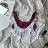 Lot de 2 brassières rosalie, en jersey pointelle