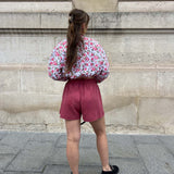 SHORT LUCAS — POINTELLE FRAMBOISE