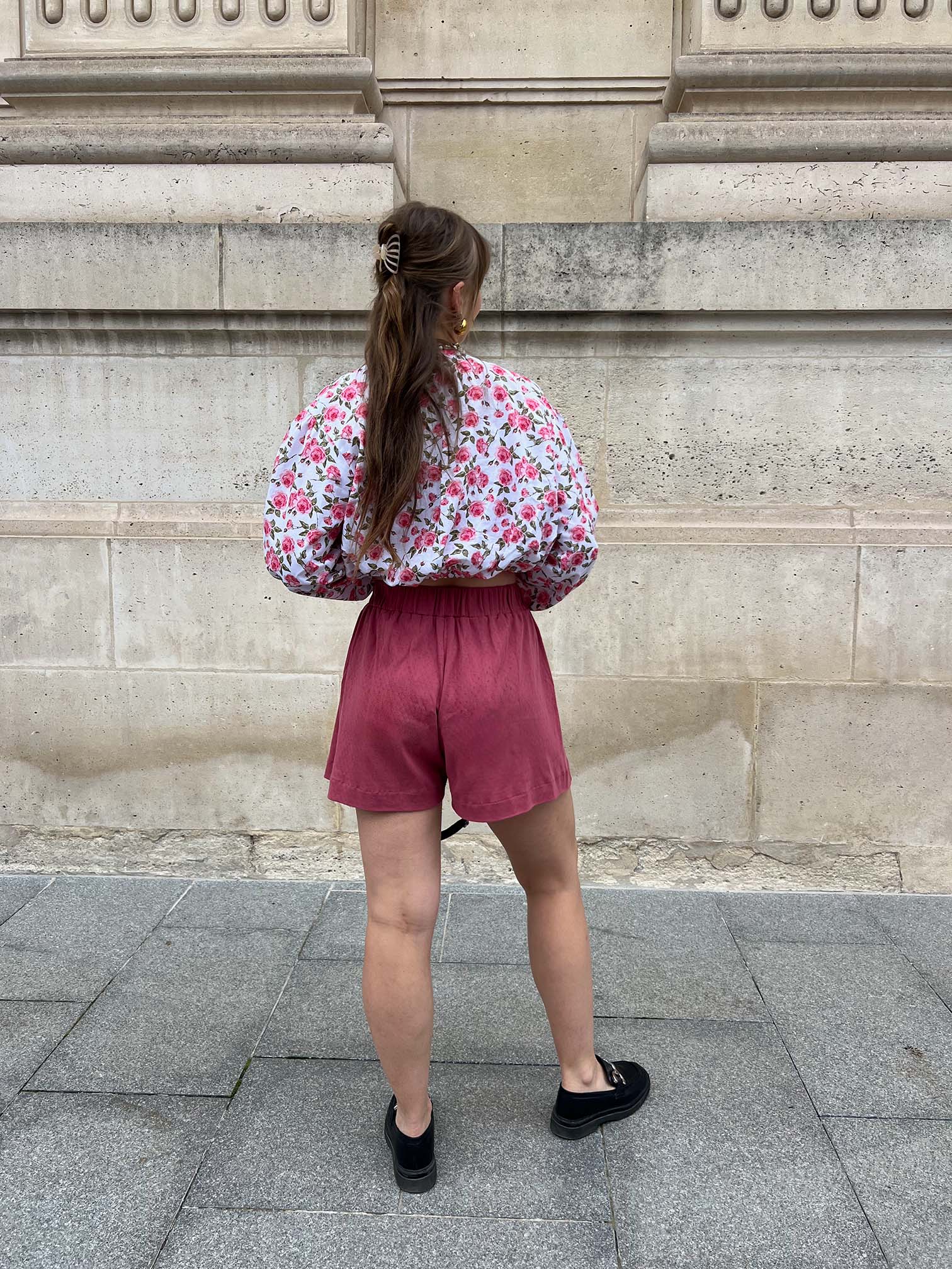 Lucas - Green Checked Poplin Shorts