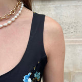 TOP ARTHUR — SATIN FLEURS