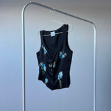 TOP ARTHUR — SATIN FLEURS