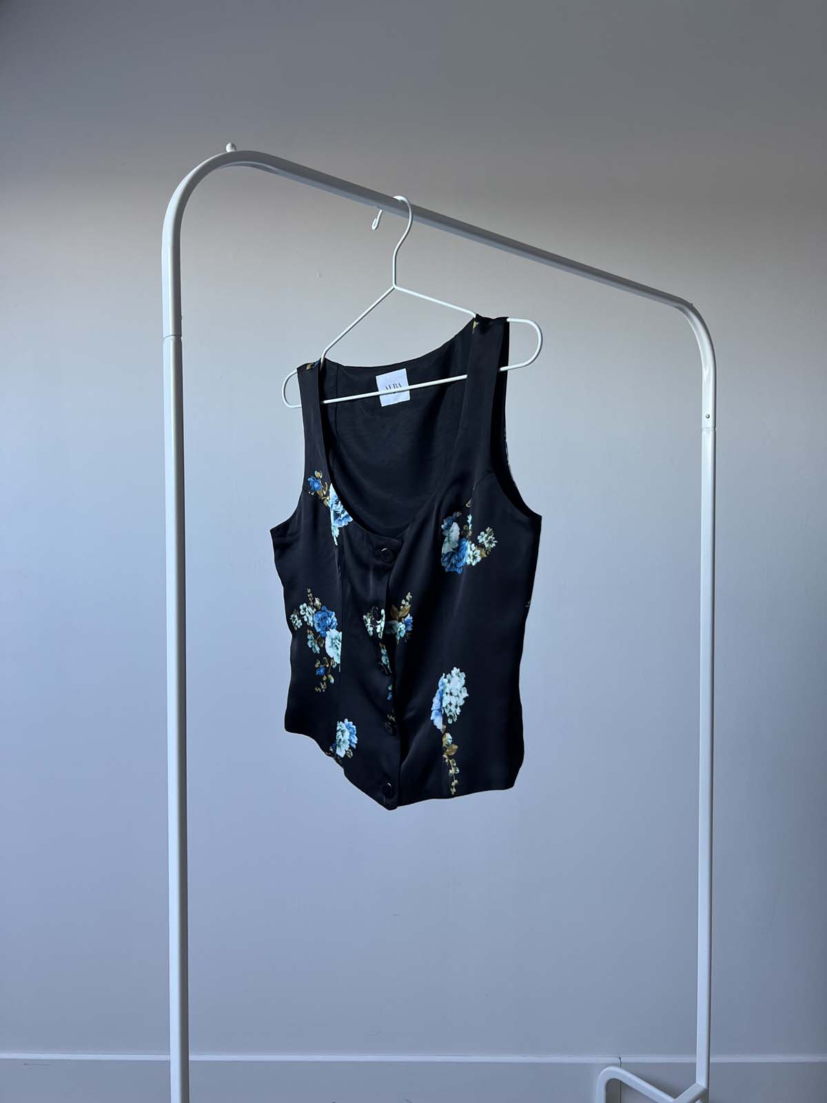 TOP ARTHUR — SATIN FLEURS